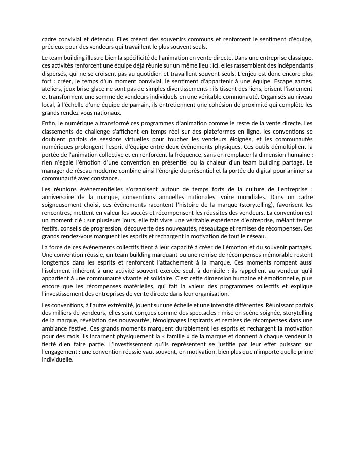 Une page du cours