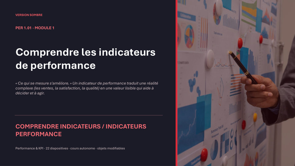 Première diapositive de la fiche PER 1.01