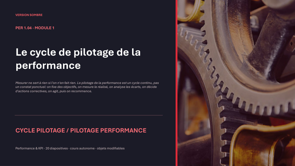 Première diapositive de la fiche PER 1.04
