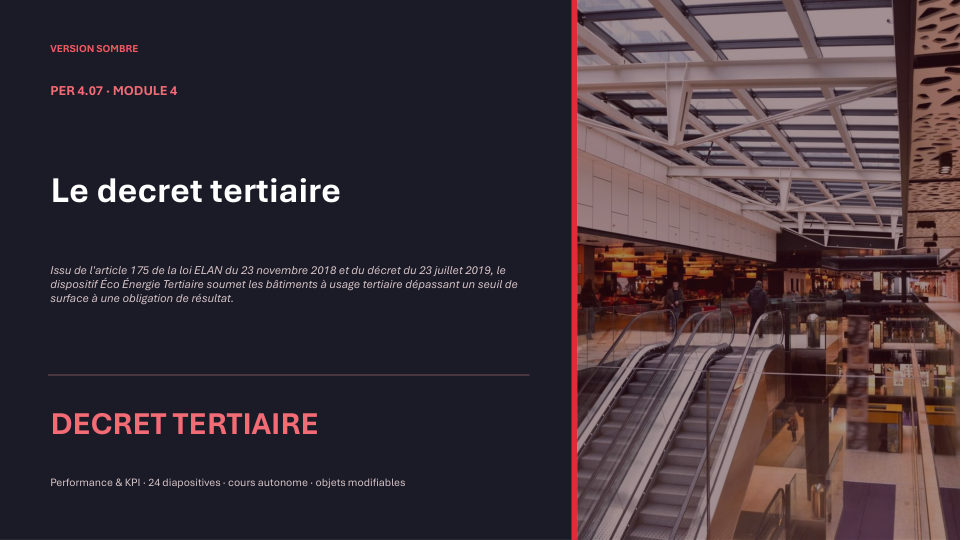 Première diapositive de la fiche PER 4.07