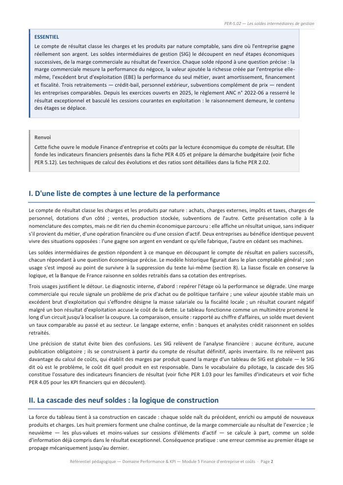 Une page du cours PER 5.02