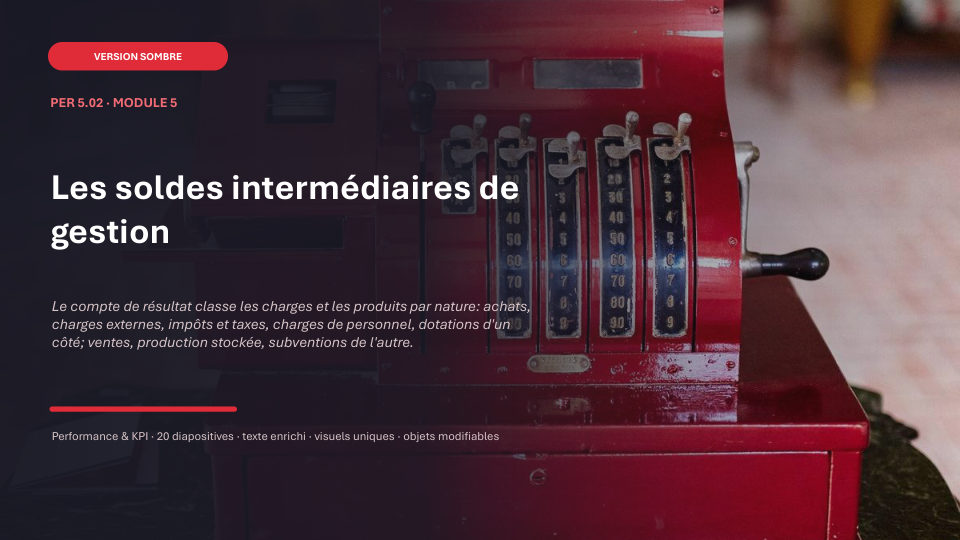 Première diapositive de la fiche PER 5.02