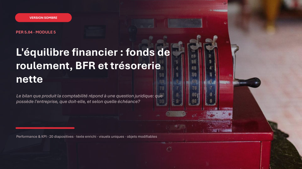 Première diapositive de la fiche PER 5.04
