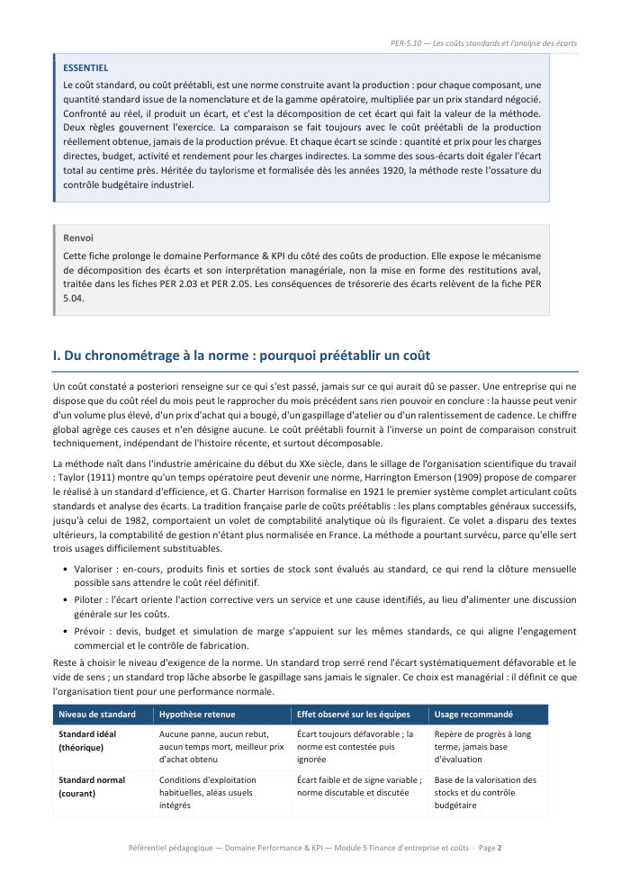 Une page du cours