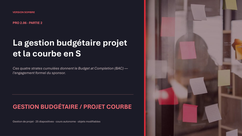 Première diapositive de la fiche PRO 2.06