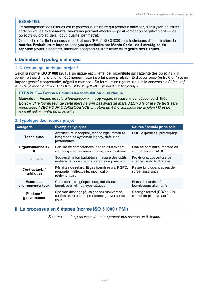 Une page du cours