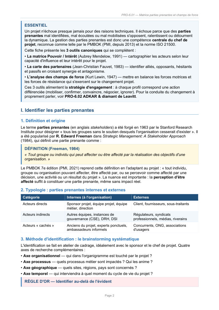 Une page du cours