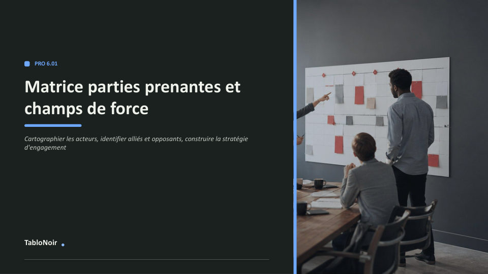 Première diapositive de la fiche PRO 6.01