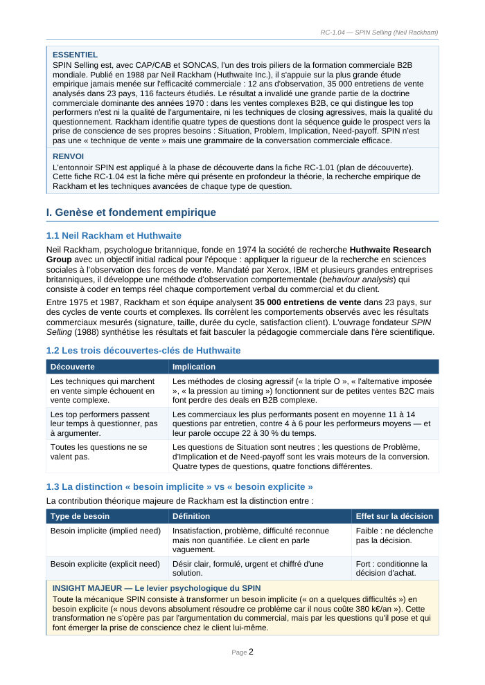 Une page du cours RC 1.04