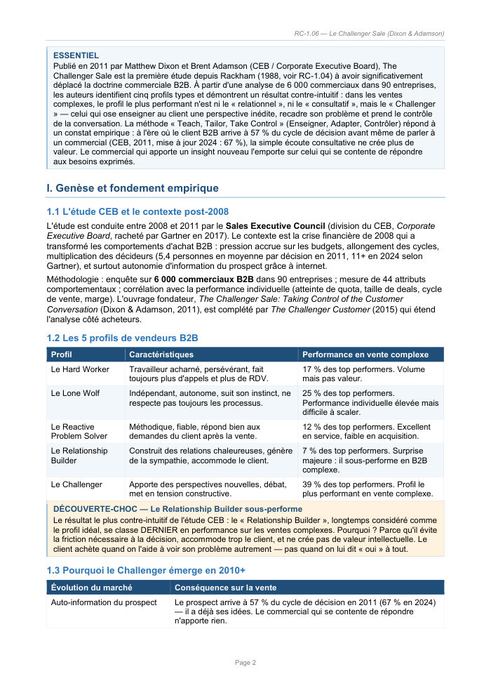 Une page du cours