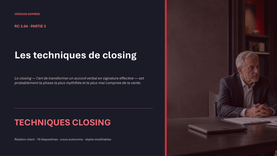 Première diapositive de la fiche RC 3.04