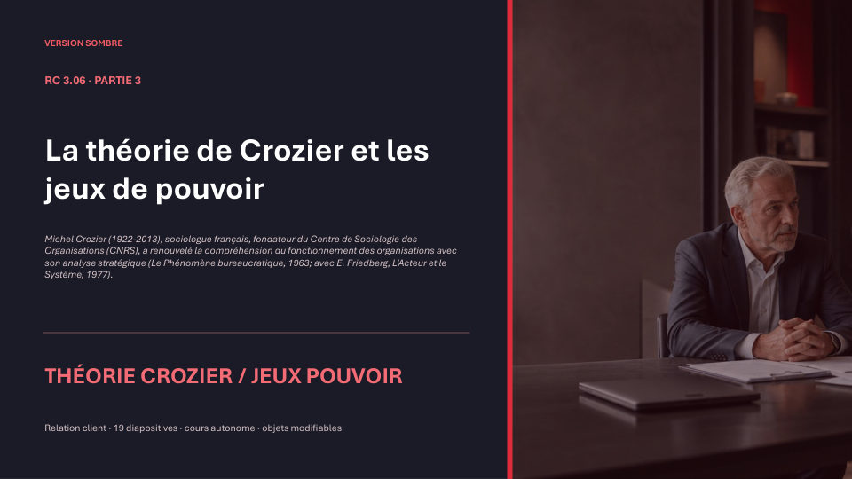 Première diapositive de la fiche RC 3.06