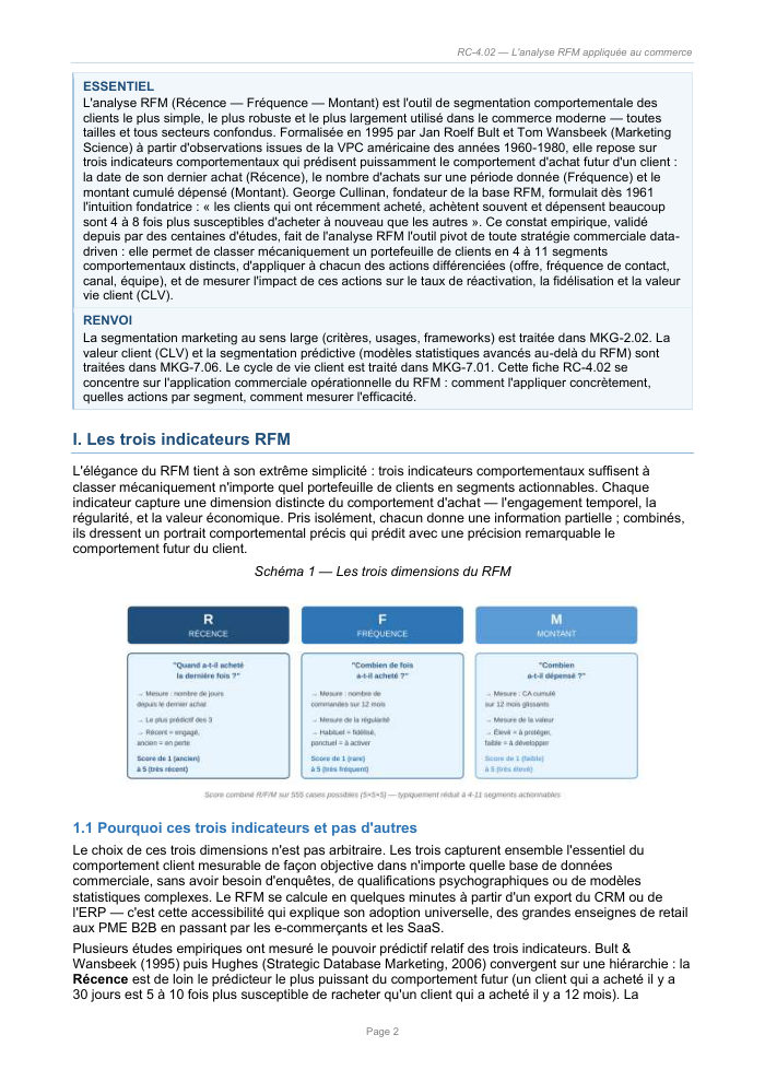 Une page du cours