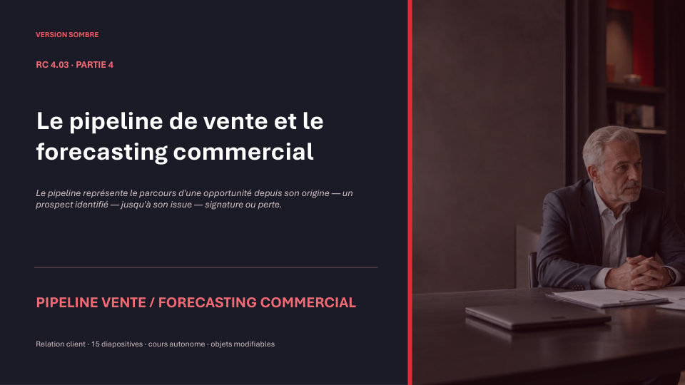 Première diapositive de la fiche RC 4.03
