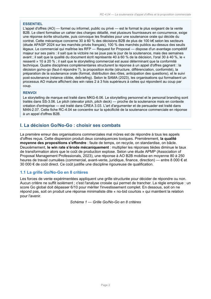 Une page du cours RC 4.04