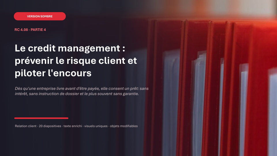 Première diapositive de la fiche RC 4.08