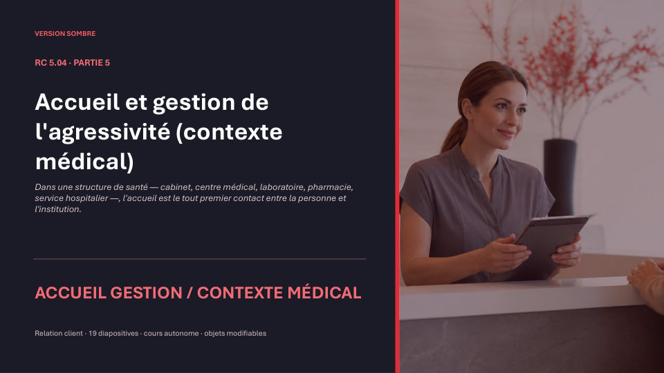 Première diapositive de la fiche RC 5.04