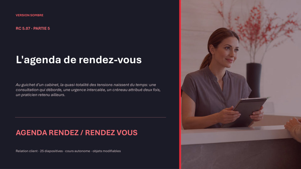 Première diapositive de la fiche RC 5.07