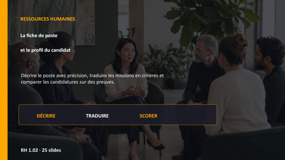 Première diapositive de la fiche RH 1.02