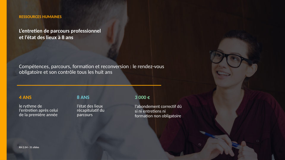 Première diapositive de la fiche RH 2.04