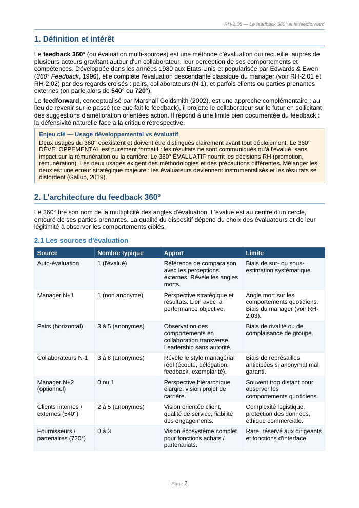 Une page du cours