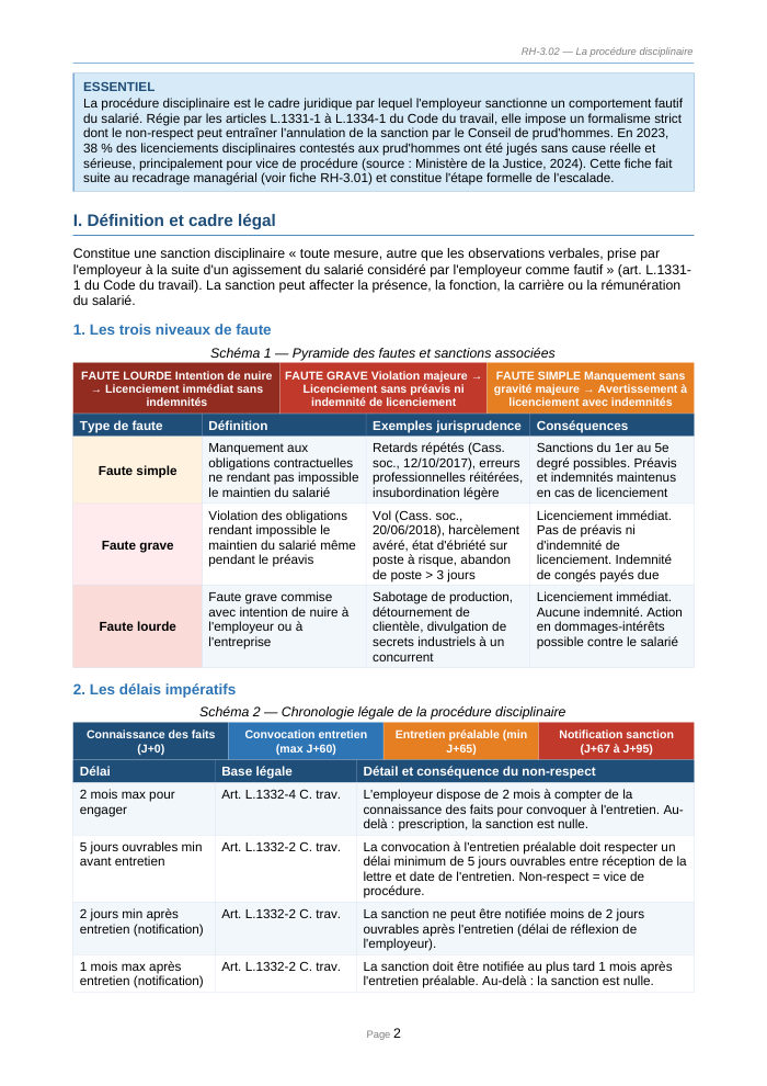 Une page du cours