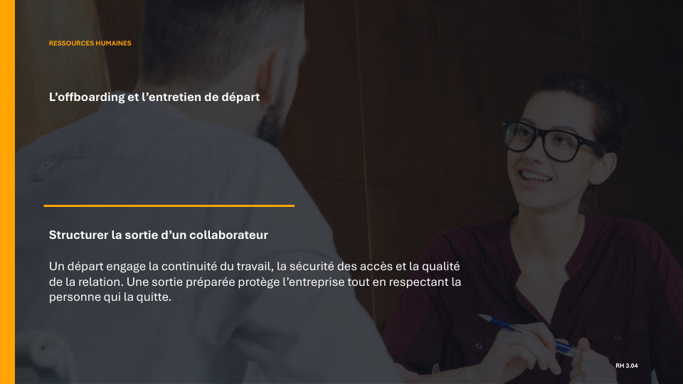 Première diapositive de la fiche RH 3.04