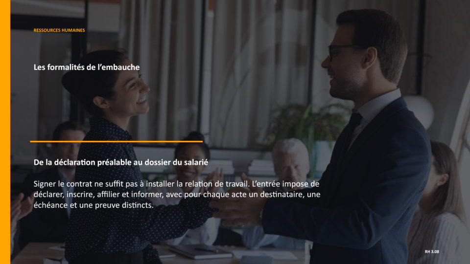 Première diapositive de la fiche RH 3.08