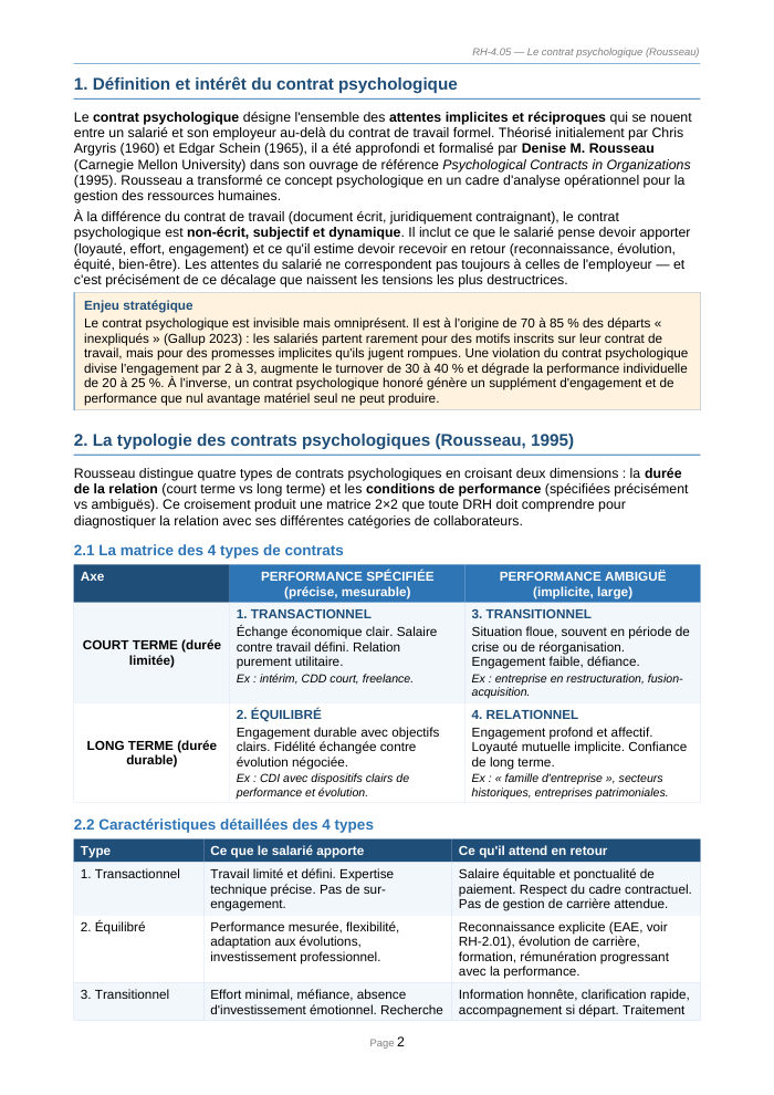 Une page du cours