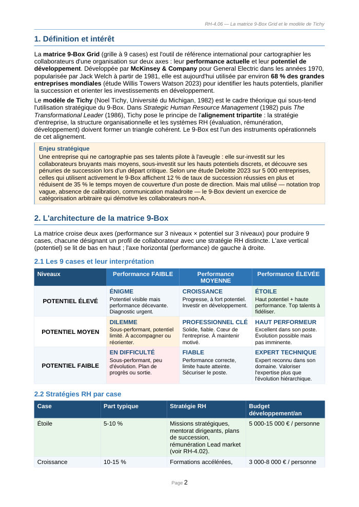 Une page du cours