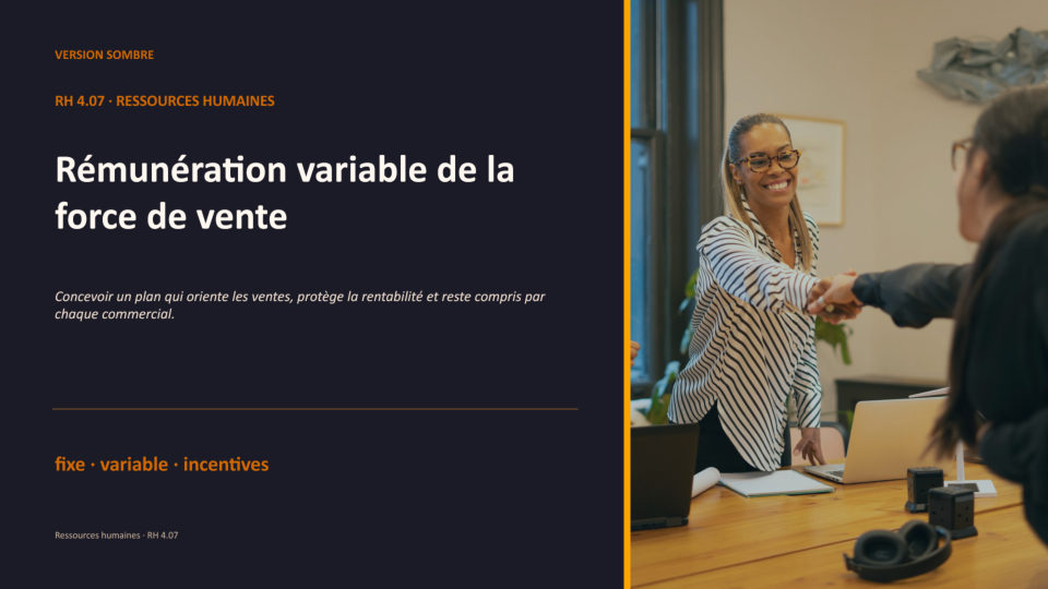 Première diapositive de la fiche RH 4.07