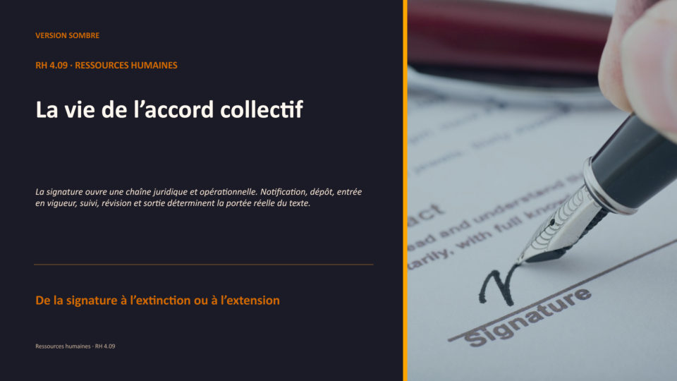 Première diapositive de la fiche RH 4.09