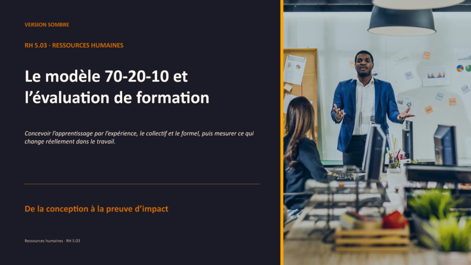 Première diapositive de la fiche RH 5.03