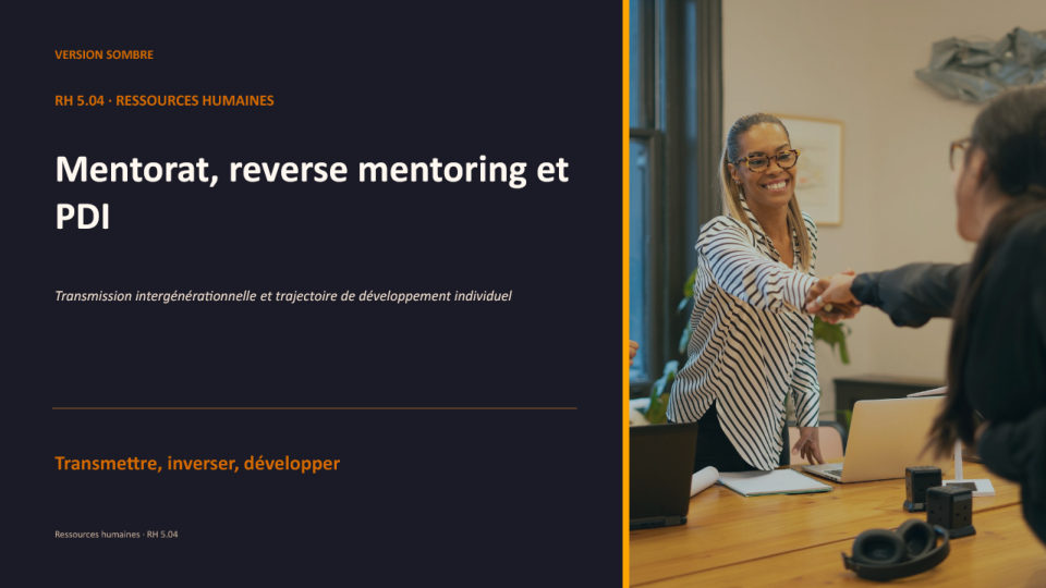 Première diapositive de la fiche RH 5.04