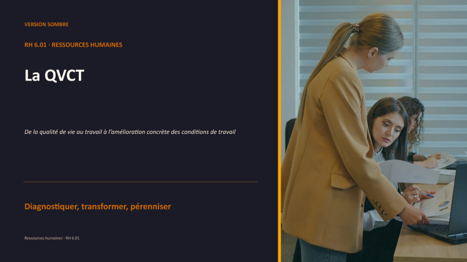 Première diapositive de la fiche RH 6.01