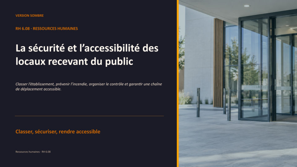 Première diapositive de la fiche RH 6.08