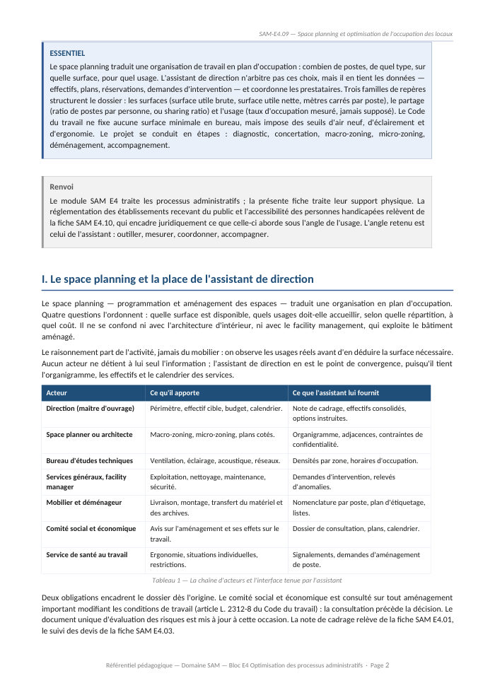 Une page du cours