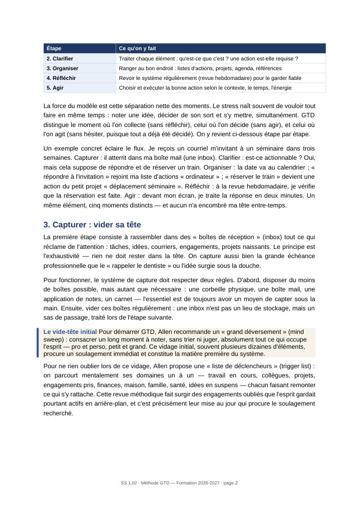 Une page du cours SS 1.02