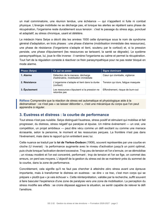 Une page du cours