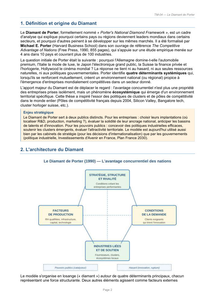 Une page du cours