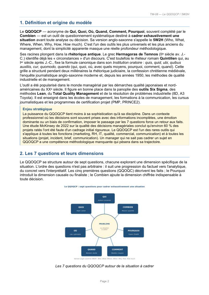 Une page du cours