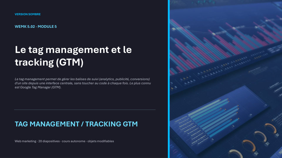 Première diapositive de la fiche WEMK 5.02